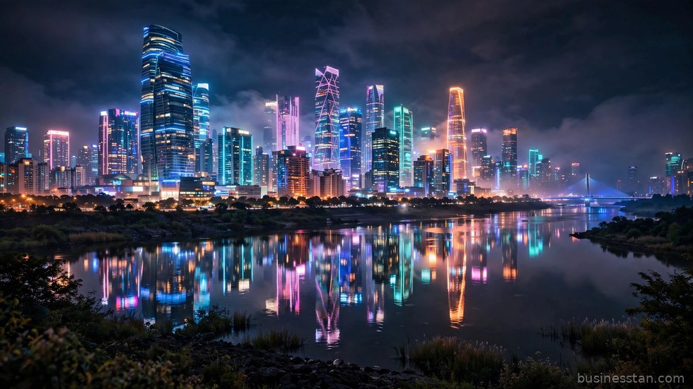 Lo skyline di Shanghai al tramonto, simbolo della potenza economica cinese nel 2026.