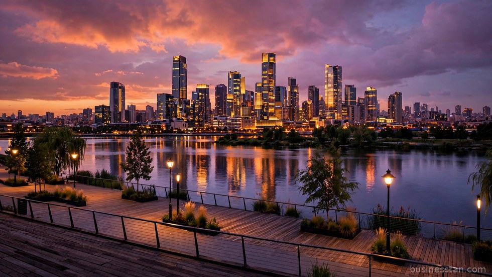 Lo skyline di Shanghai al tramonto, simbolo della potenza economica cinese nel 2026.